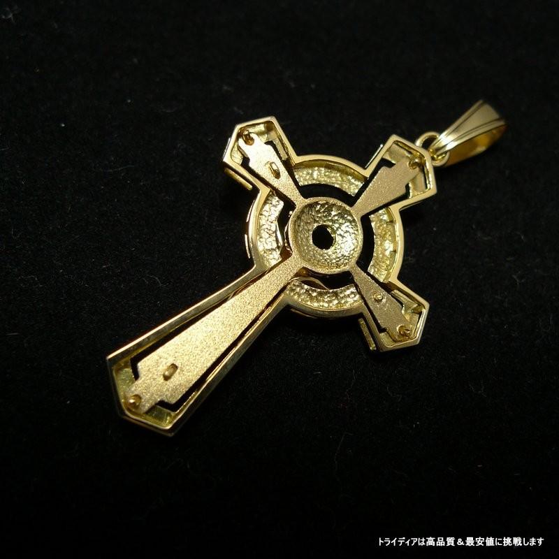 TRIDEA JEWELRY K18 イエス キリスト クロス ペンダント 7.7g