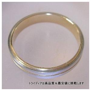 コンビリングPt900K18金シエロ/プラチナゴールド結婚指輪鍛造 プレゼント ギフト