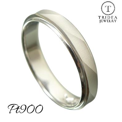 プラチナ リング Pt900 ノヴァ 造幣局検定 ペアリング 結婚 指輪 鍛造 プレゼント ギフト の商品画像