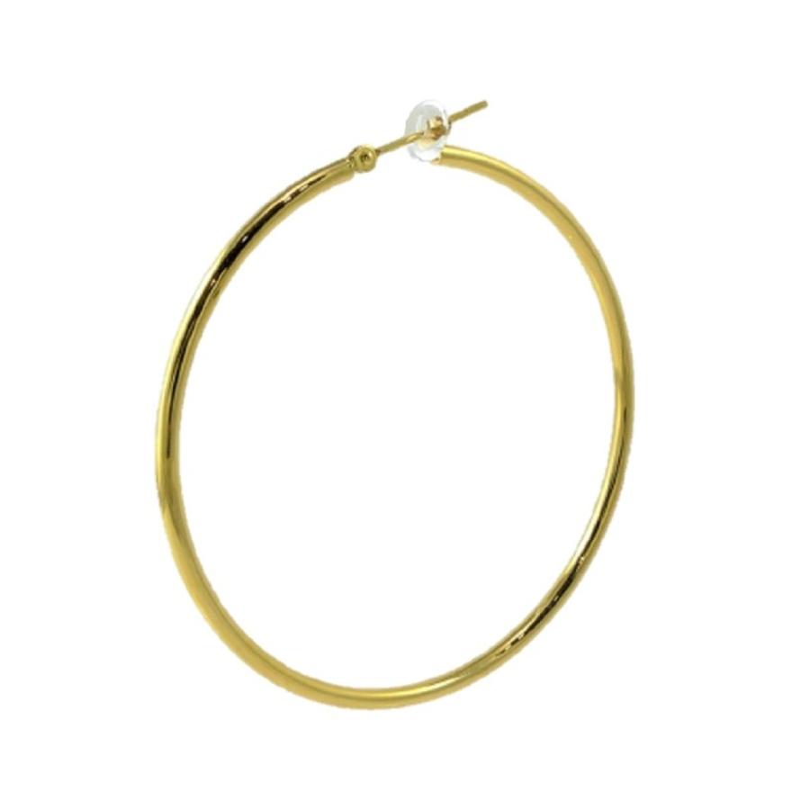 TRIDEA JEWELRY（トライディアジュエリー） 18金 フープピアス 大きめ