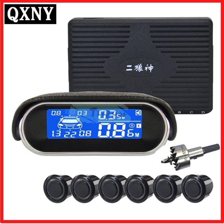 パーキングセンサー 後付け コーナーセンサー 6センサー Ny9090 6 デジタル 液晶 ディスプレイ レーダー パークトロニック 音声