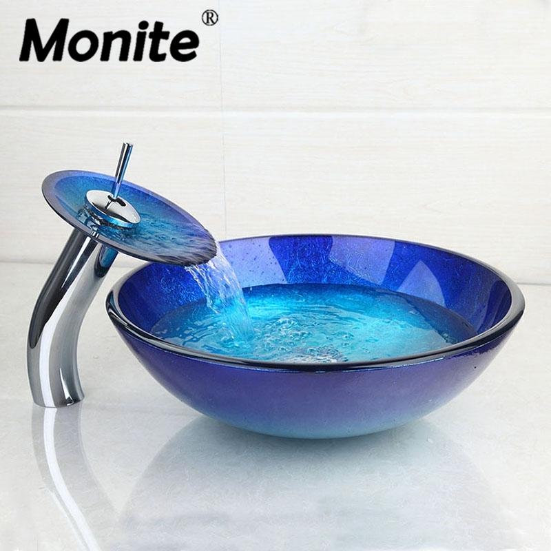 人気ブランド 洗面ボウル 手洗い器 おしゃれ セット ブルー B 最先端 Blog Lonolife Com