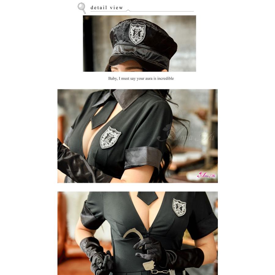 コスプレ ポリス コスチューム 婦人警官 半袖 レディース セクシー｜trill-auc-store｜09