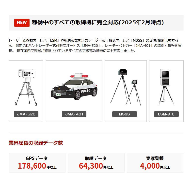 【新品未使用】Yupiteru YPK-31T GPSレーザー＆レーダー探知機 Amazon.co.jp: 2025年モデル ユピテル セパレート レーダー探知