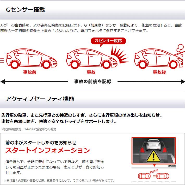 ドライブレコーダー ユピテル Dry St7000c Quad Hd超高画質 アクティブセーフティ機能 Gps Gセンサー搭載 Hdrで白とび黒潰れを軽減 スルガオンライン 通販 Yahoo ショッピング