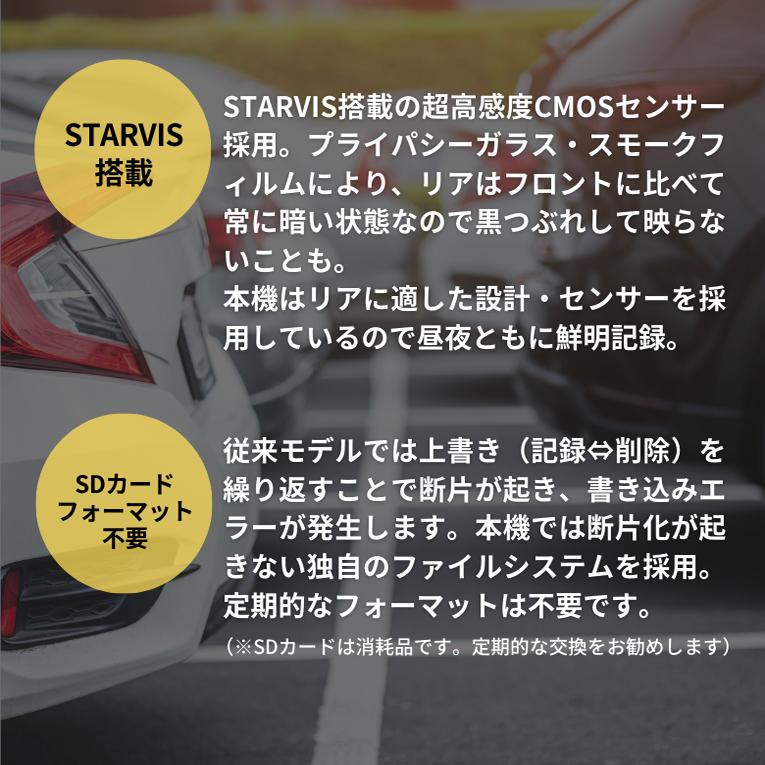 ドライブレコーダー ユピテル marumie(マルミエ) 全周囲360°＆リア