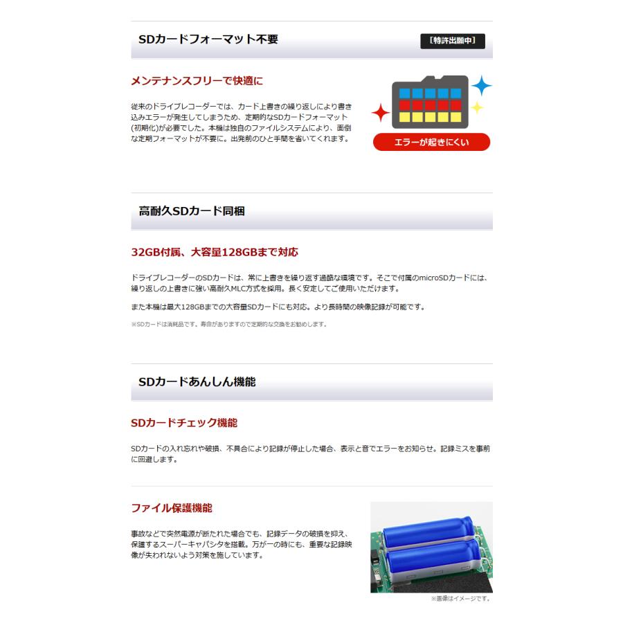 2025年新製品 ドライブレコーダー ユピテル 360度 marumie(マルミエ)  SN-ST7710AI 人検知A.I. 駐車監視標準装備 電源直結コード付属 | ユピテル | 08