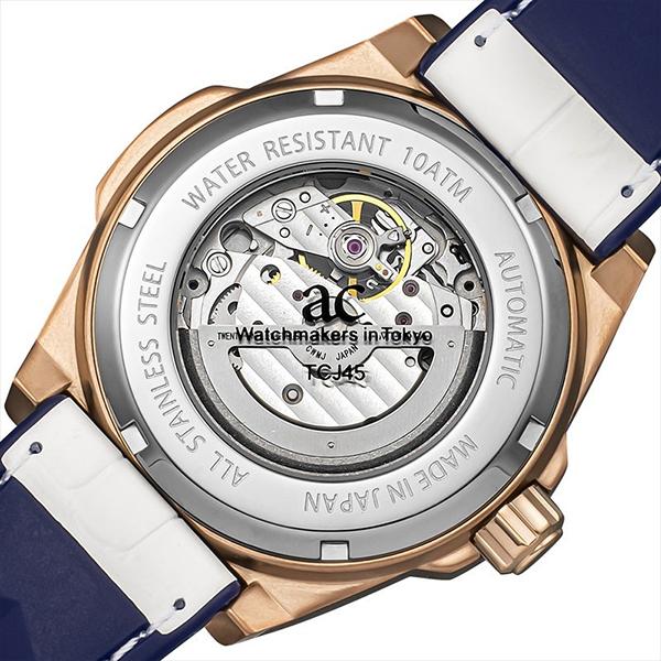 ANGEL CLOVER エンジェルクローバー TIME CRAFT JAPAN MADE CERAMIC ブルー ゴールド セラミックベゼル スケルトンダイヤル オートマティック 日本製 TCJ4 | ANGEL CLOVER | 02