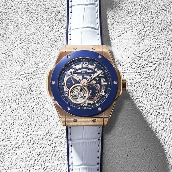 ANGEL CLOVER エンジェルクローバー TIME CRAFT JAPAN MADE CERAMIC ブルー ゴールド セラミックベゼル スケルトンダイヤル オートマティック 日本製 TCJ4 | ANGEL CLOVER | 06