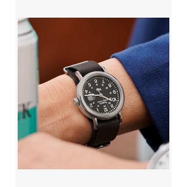 TIMEX タイメックス 真鍮ケース デイト表示 ブラック インディグロナイトライト TW2W86100 メンズ 腕時計 | TIMEX | 04