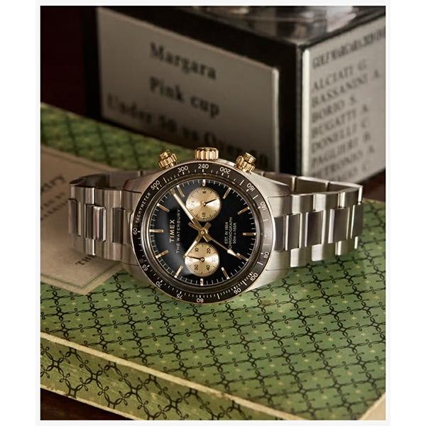 TIMEX タイメックス クロノグラフ ブラックダイヤル クォーツ ステンレス TW2Y24000 メンズ 腕時計 国内正規品 送料無料 | TIMEX | 09