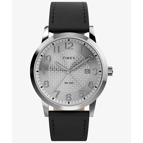 TIMEX タイメックス シルバー デイト表示 シンプルウォッチ 38mm クォーツ TW2Y67300 メンズ 腕時計 国内正規品 送料無料 | TIMEX