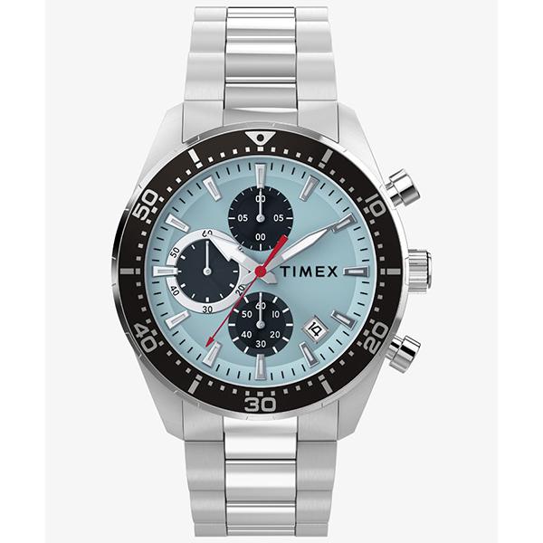 TIMEX タイメックス リッジフィールド クロノグラフ ブルーダイヤル クォーツ デイト表示 スポーツ TW2Y62200 メンズ 腕時計 国内正規品 送料無料 | TIMEX