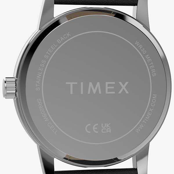 TIMEX タイメックス メインストリート 38mm ブラック クォーツ レザーストラップ デイリーユース デイト表示 TW2Y67400 メンズ 腕時計 国内正規品 送料無料 | TIMEX | 03