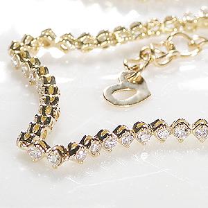 爆買 （ben-ed-00581）ブレスレット ダイヤモンド テニス ブレスレット K18/WG/PG 0.5ctUP イエローゴールド ホワイトゴールド ピンクゴールド レディース | ブランド登録なし | 02
