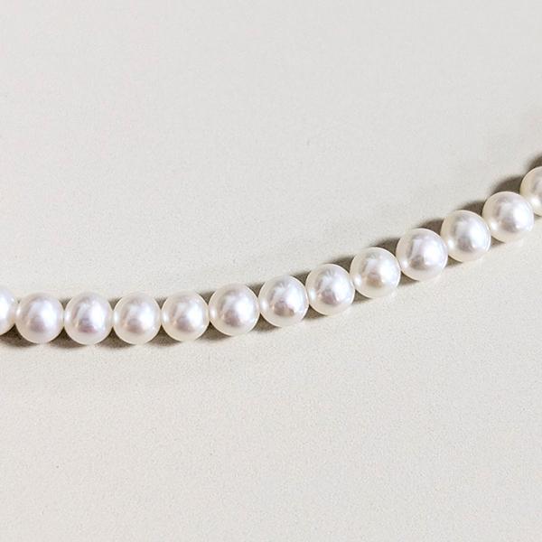 淡水パール ネックレス ベビーパール 3.0-3.5mm 金具ゴールド 淡水真珠 真珠 小粒 極小 パールネックレス アジャスター 長さ調節 40cm〜45cm　チョーカー | ブランド登録なし | 01
