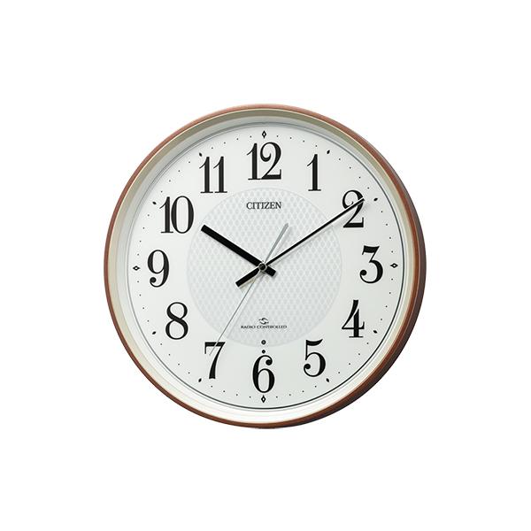 RHYTHM リズム CITIZEN シチズン 掛け時計 電波時計 サイレントステップ秒針 AMラジオ・40kHz・60kHz自動切替式電波時計  4MY861-006 掛け時計 国内正規品 | RHYTHM（時計）