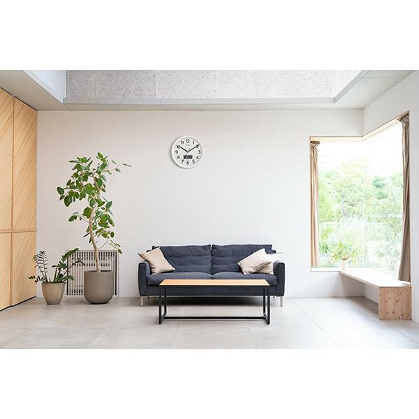 RHYTHM リズム CITIZEN シチズン 液晶表示付掛時計 電波時計 カレンダー表示 温湿度表示 8FYA05-003 掛け時計 国内正規品 送料無料 | RHYTHM（時計） | 03