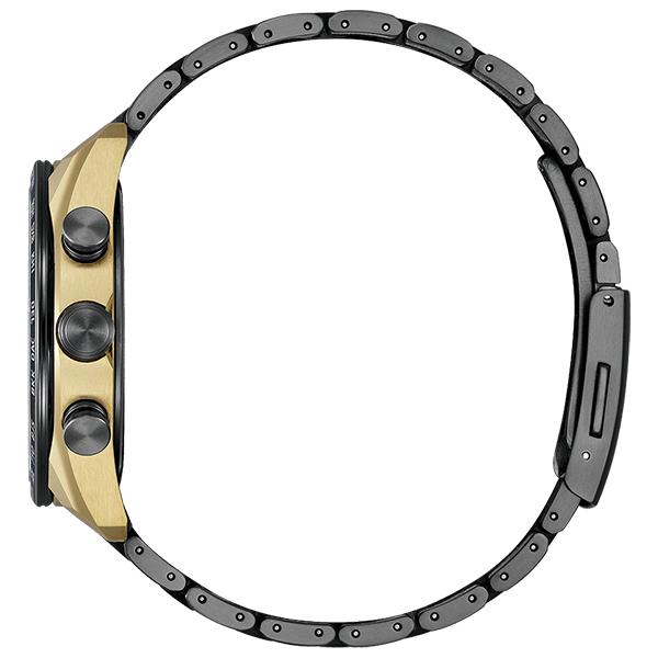 CITIZEN シチズン ATTESA アテッサ エコ・ドライブ電波時計 ブラック デュラテクトアンバーイエロー クロノグラフ AT8384-58E メンズ 腕時計 国内正規品 送 | ATTESA（CITIZEN） | 01
