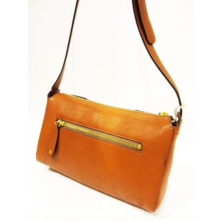 ダコタ Dakota 牛革 本革 レザー キューブ ファスナー式 ミニ ショルダーバッグ ポシェット 馬蹄形金具付き 1030300 | Dakota | 03