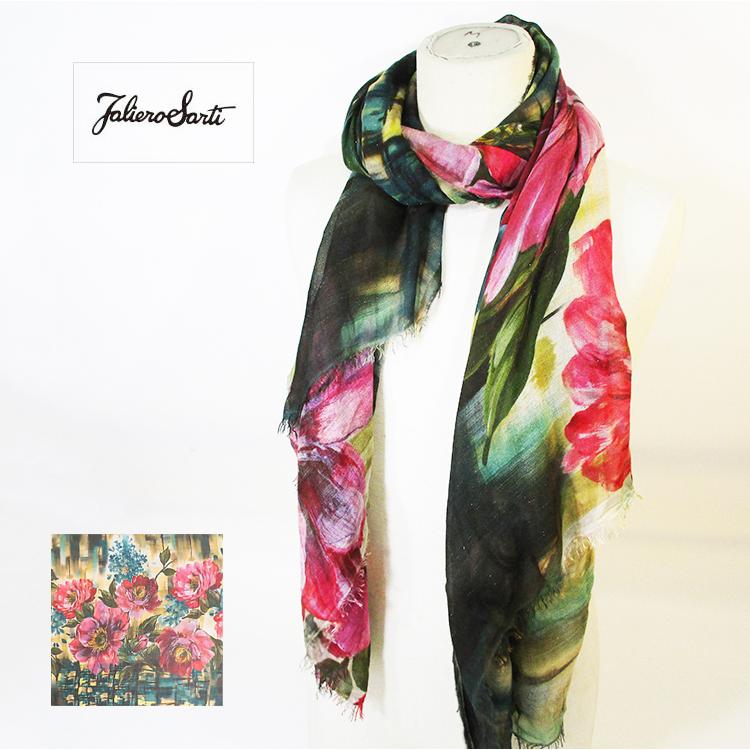 ファリエロ サルティ Faliero Sarti 花柄 フラワー プリント Gigliola