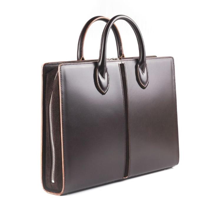 ファイブウッズ FIVE WOODS 本革 牛革 レザー TED'S テッズ A4収納 PC収納 3方開き ビジネス トートバッグ ラウンド ブリーフケース 39025 | FIVE WOODS | 02