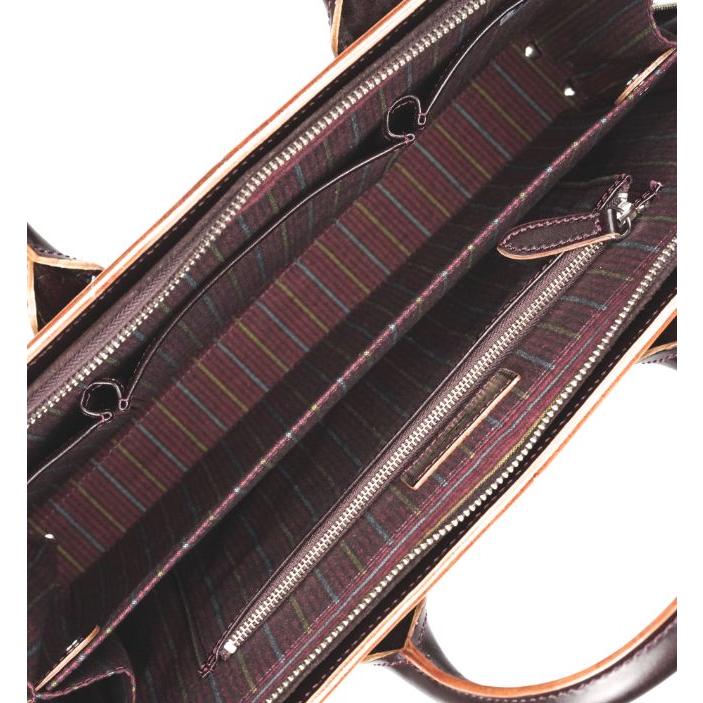 ファイブウッズ FIVE WOODS 本革 牛革 レザー TED'S テッズ A4収納 PC収納 3方開き ビジネス トートバッグ ラウンド ブリーフケース 39025 | FIVE WOODS | 05