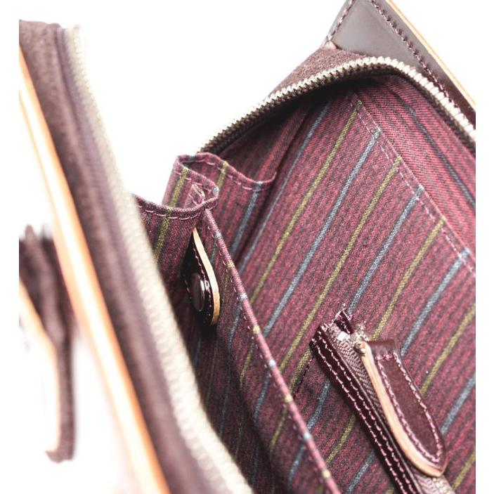 ファイブウッズ FIVE WOODS 本革 牛革 レザー TED'S テッズ A4収納 PC収納 3方開き ビジネス トートバッグ ラウンド ブリーフケース 39025 | FIVE WOODS | 06