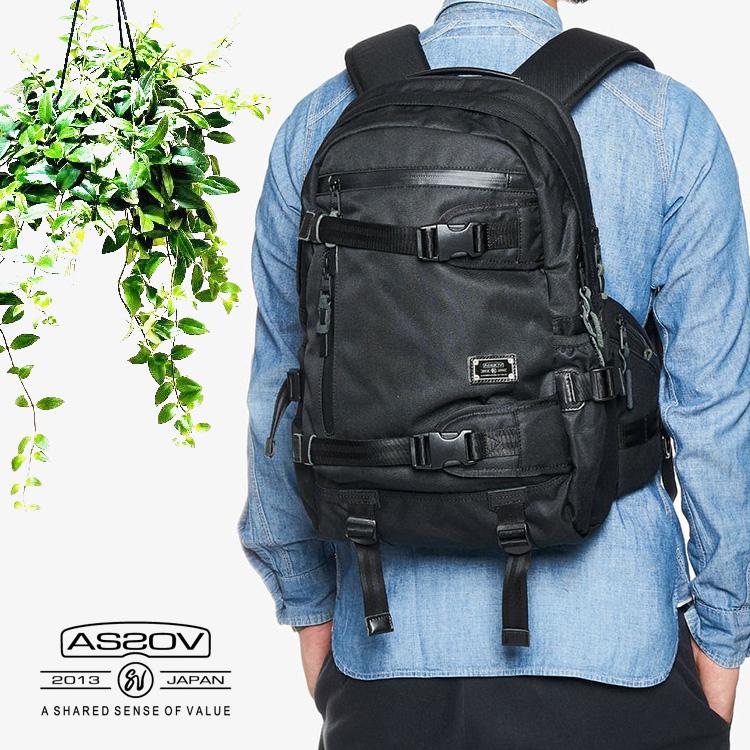 アッソブ AS2OV コーデュラ ナイロン ポリエステル 防水 ディパック バックパック リュックサック 26L CORDURA DOBBY 305D  DAY PACK ブラック 061407 : as2ov-061407 : 半田カバン店 - 通販 - Yahoo!ショッピング