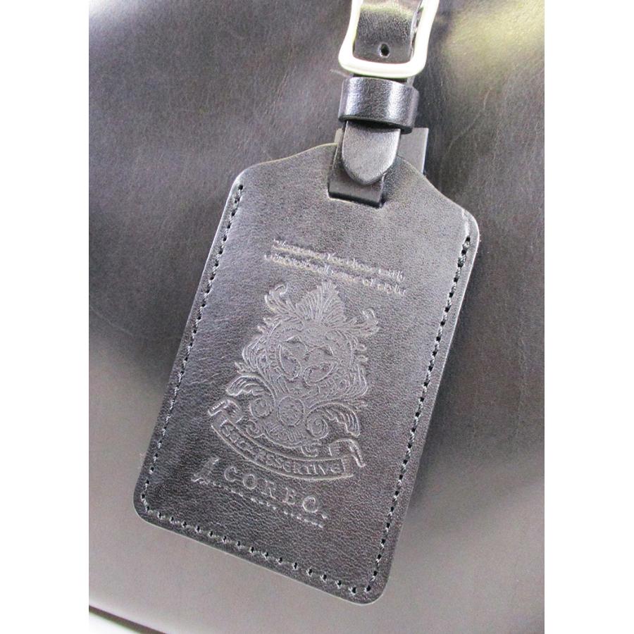 CORBO Famigliaブラック レザー ビジネスバッグ Famiglia ダブルタイプ ブリーフバッグ | CORBO. Online-Shop