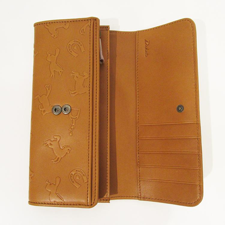 Dakota（ダコタ） 本革 イタリア製牛革 レザー カバロ スナップ式