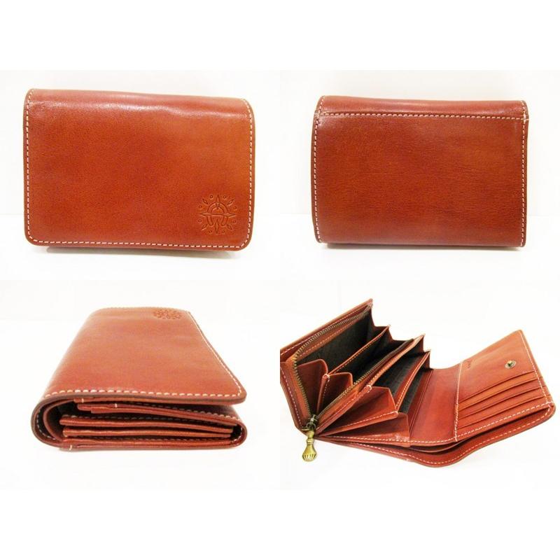 Dakota（ダコタ） 本革 牛革 レザー フォンス フラップ 二つ折り 財布