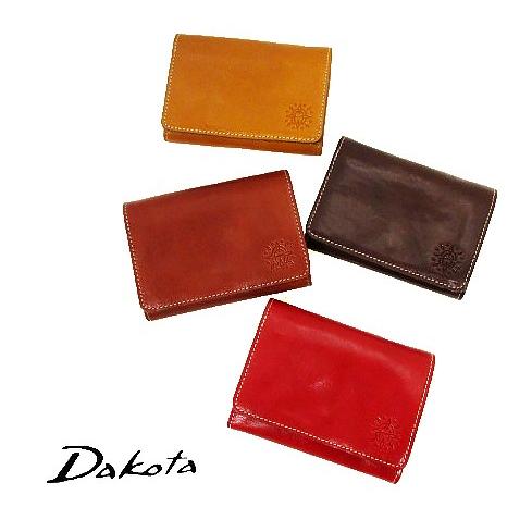 Dakota（ダコタ） 本革 牛革 レザー フォンス フラップ 二つ折り 財布