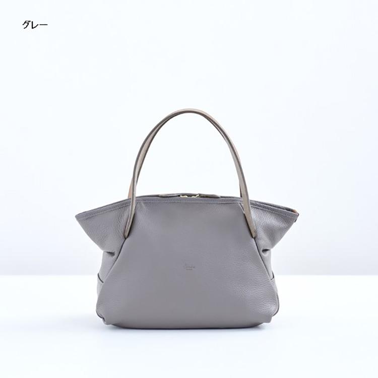 な*ち様 ESTIVANT レザー ミニ　トートバッグ グレー エンボス加工 百 Ense アンサ 牛革 本革 ステア レザー mini tote ミニ トートバッグ