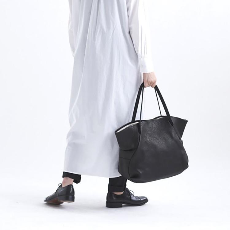Ense（アンサ） 牛革 本革 ステアレザー シンプル トートバッグ tote M 