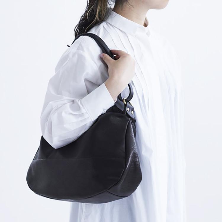 Ense アンサ ゴート レザー 山羊革 本革 2WAY ショルダーバッグ トート