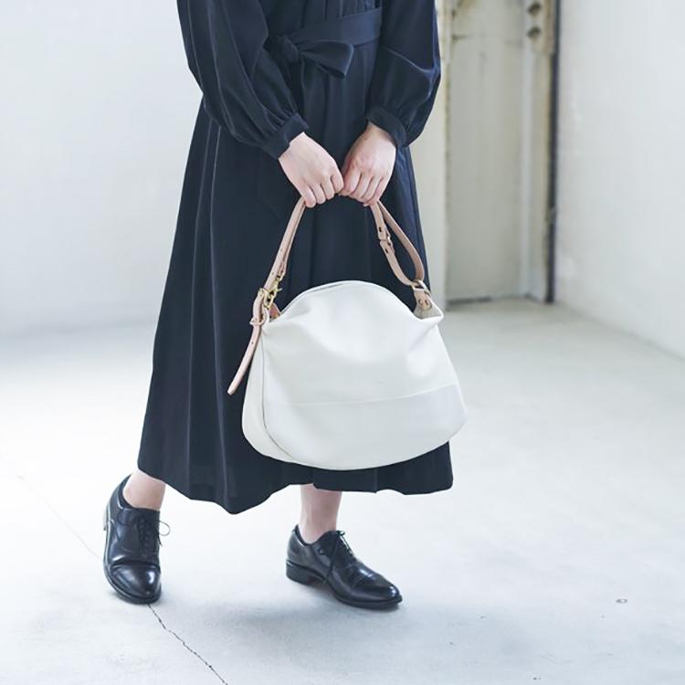 Ense（アンサ） ゴート レザー 山羊革 本革 2WAY ショルダーバッグ