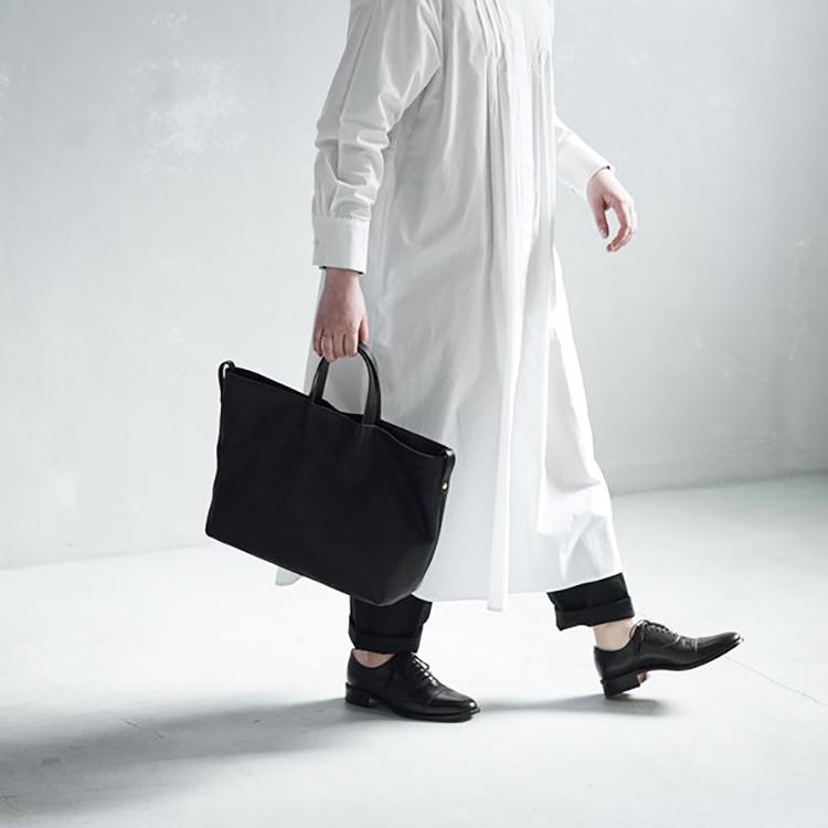 Ense（アンサ） 牛革 本革 キップ レザー 日本製 シンプル トート