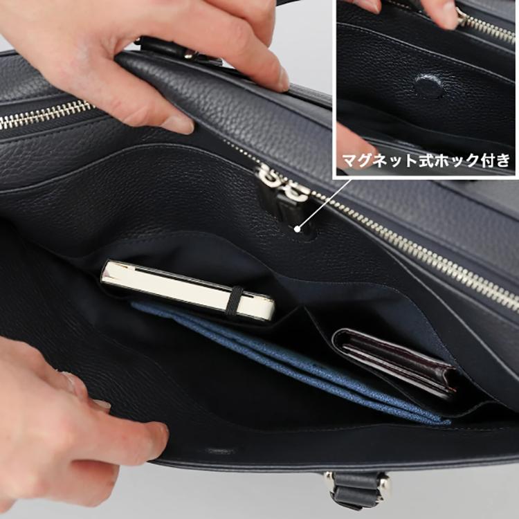 ファイブウッズ FIVE WOODS 本革 牛革 シュリンク レザー GRAIN グレイン A4サイズ収納 PC収納 2WAY ブリーフケース ビジネス ショルダーバッグ トート 39096の画像