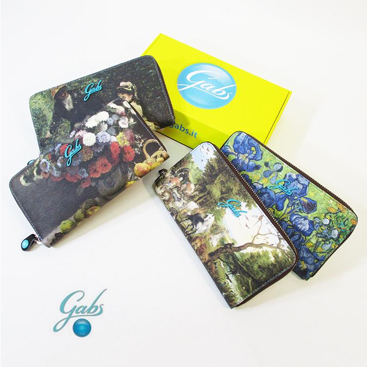 Gabs Gmoney 絵画 長財布 Pvc Print 当店は Made イタリア製 ラウンド Gabs プリント ガブス In 半田カバン店 Art J ポール ゲッティ美術館コラボモデル ロングウォレット プリント Italy Trinityandunity Gmoney17 Gabs