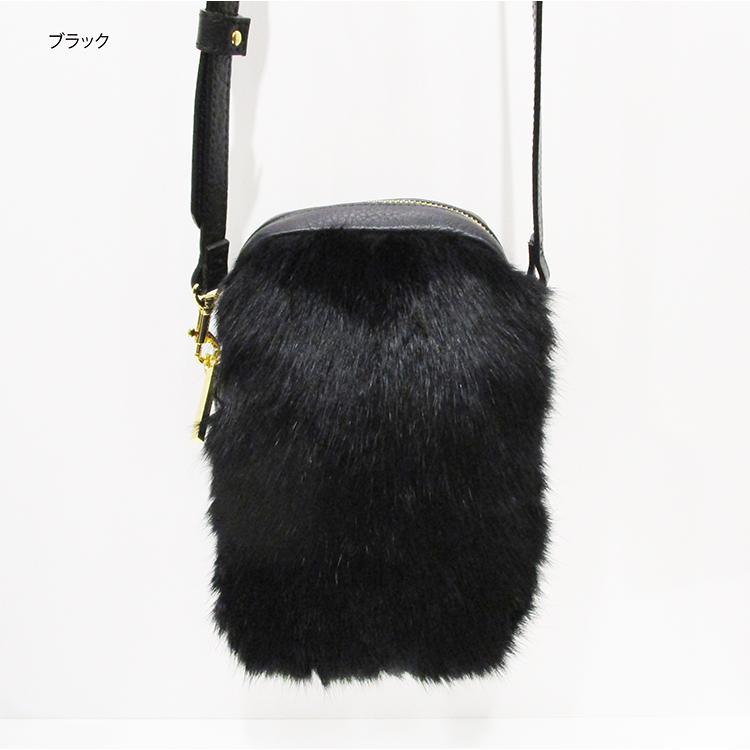 ikot（イコット） 本革 牛革 レザー ラビットファー リアルファー 縦型 
