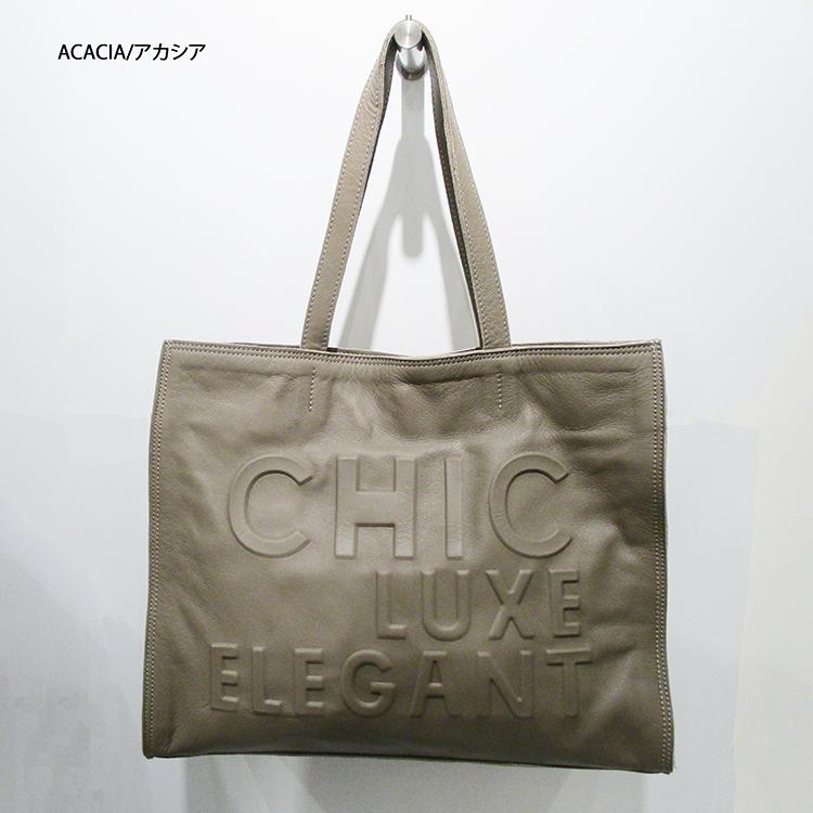IO PELLE イオペレ MOUSSE メッセージ ロゴ 型押し CHIC LUXE スタンプ 