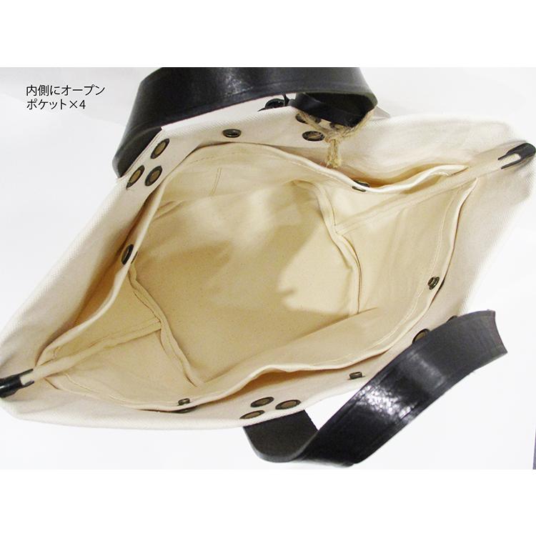 リリー LILY リアルマインド REAL MIND 牛革 日本製 8号パラフィン帆布 