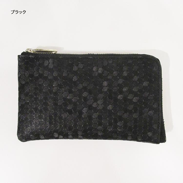 リリー LILY リアルマインド 本革 牛革 レザー エクラ ドット 水玉 六 