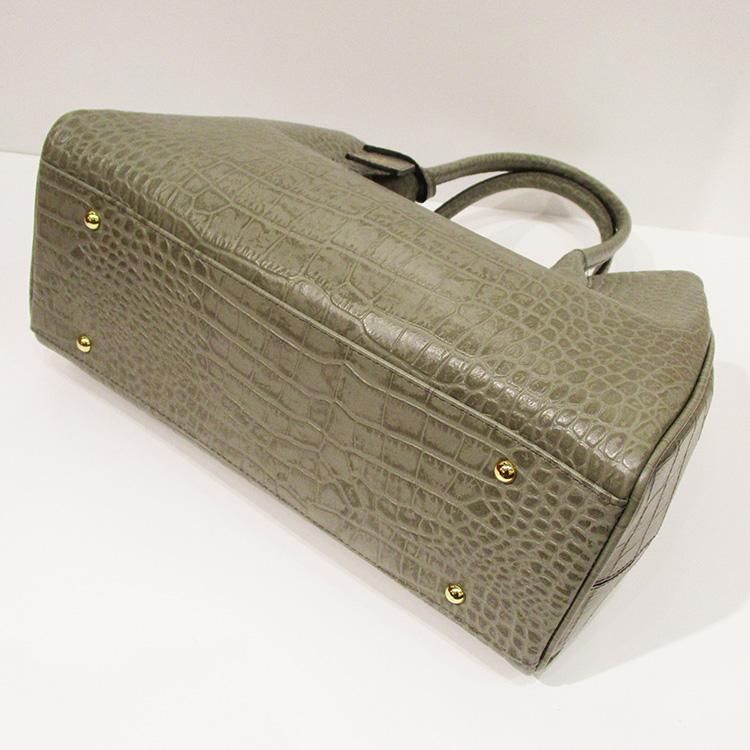 リリー LILY レグ legu 牛革 本革 クロコ型押し レザー クローマ B5