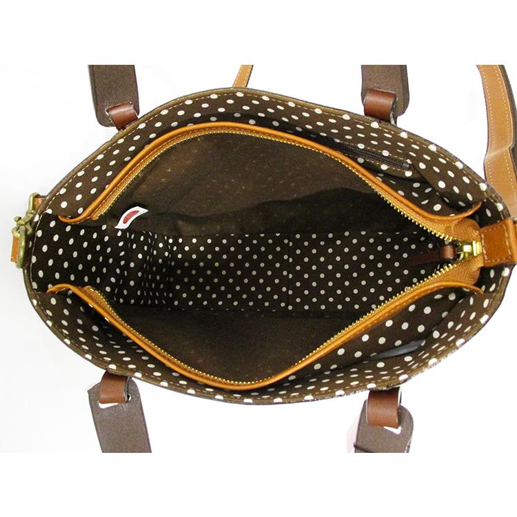 かずまる リリー レッセフェール サーチ 2way トート ショルダー バッグ B5 本革