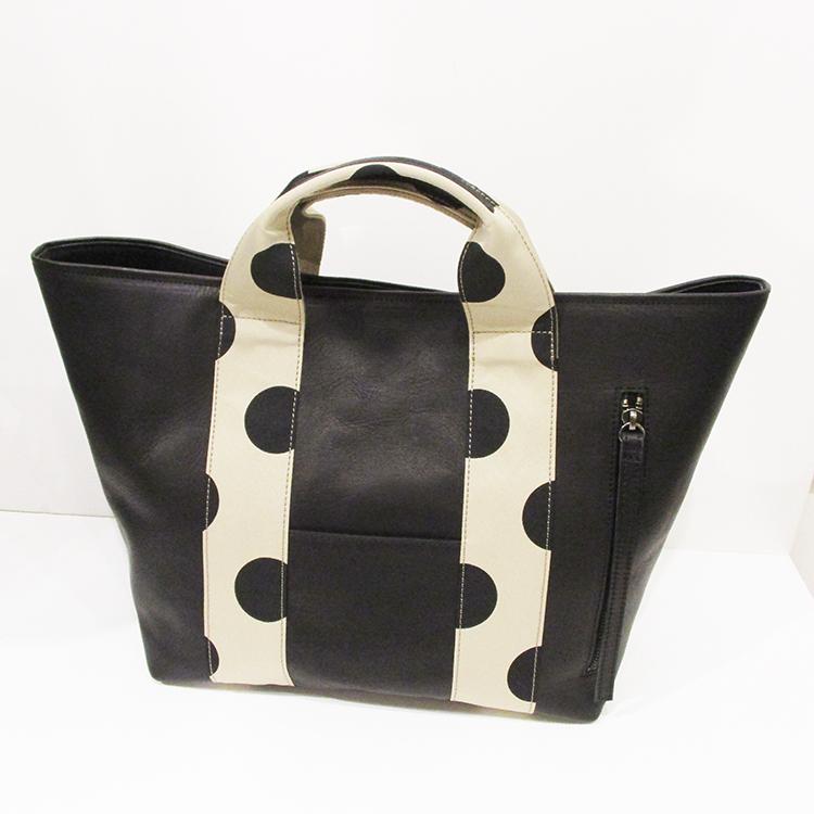 リリー LILY レッセフェール Laisser Faire 牛革 本革 レザー ドット柄