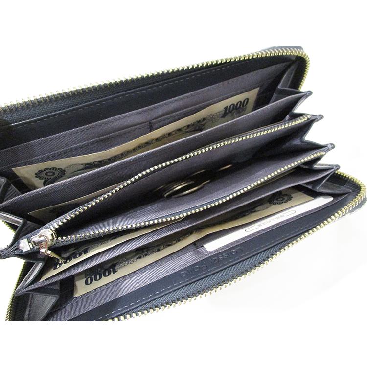 新品　LILY Laisser Faire 本革　長財布　ペイズリー　ラメ リリー LILY レッセフェール Laisser Faire 本革 牛革 レザー