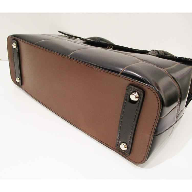 リリー LILY リアルマインド プリマボルサ 牛革 ラージクロコ型押し