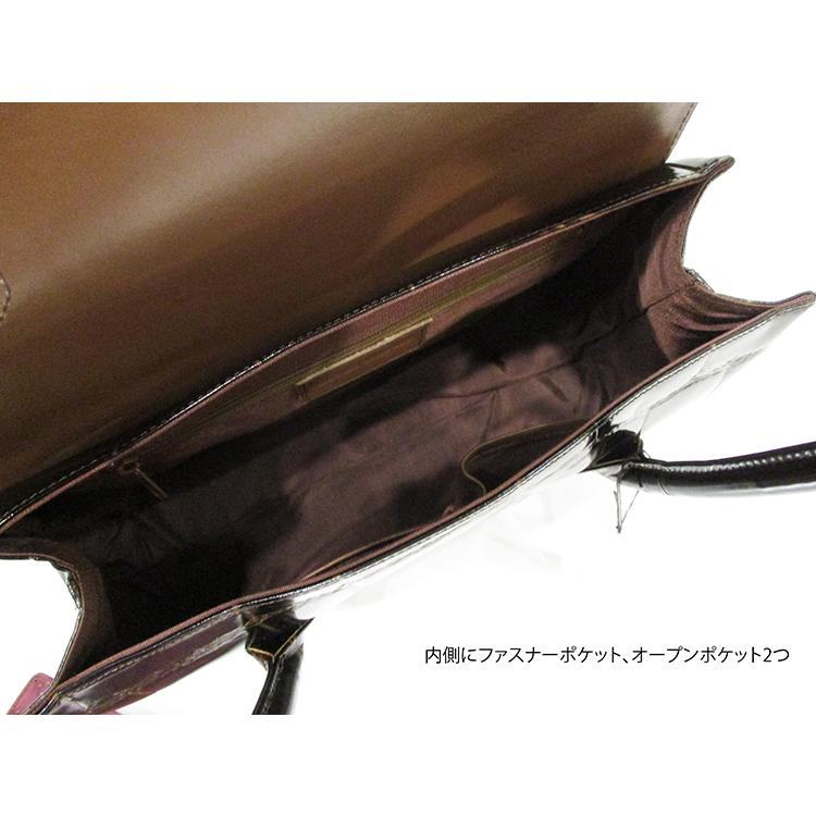 リリー LILY リアルマインド プリマボルサ 牛革 ラージクロコ型押し